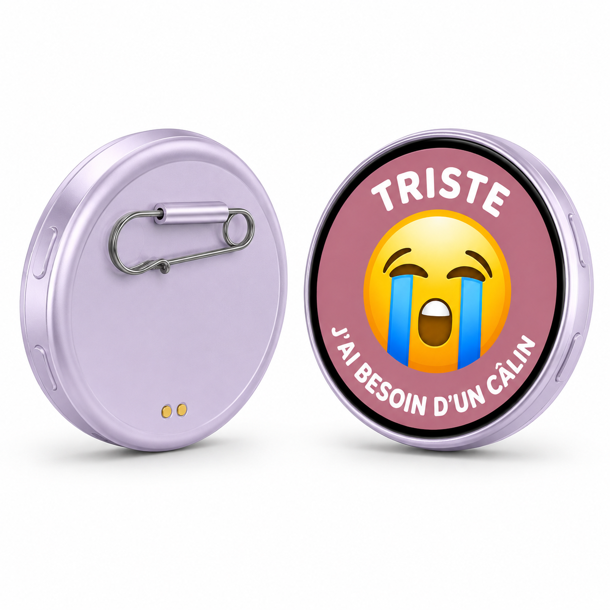 MoodyMoji™ – Pin d’Humeur Personnalisé