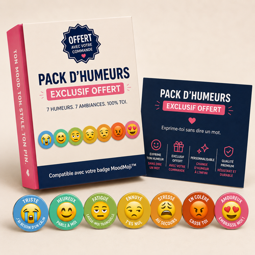 MoodyMoji™ Pack D'humeurs