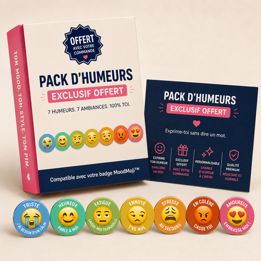 MoodyMoji™ Pack D'humeurs