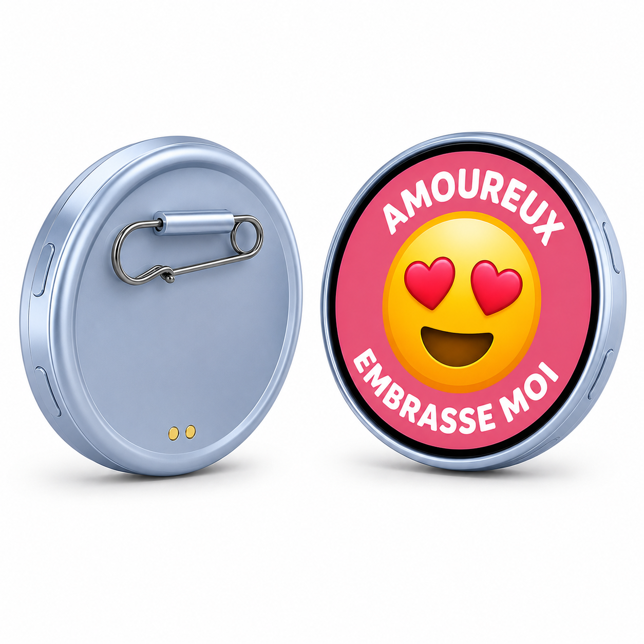 MoodyMoji™ – Pin d’Humeur Personnalisé