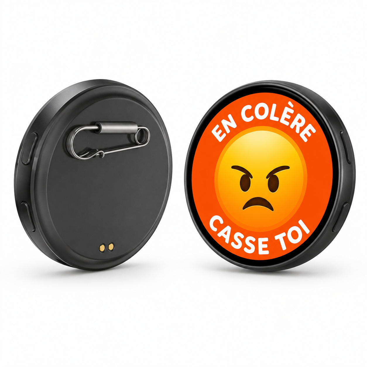 MoodyMoji™ – Pin d’Humeur Personnalisé